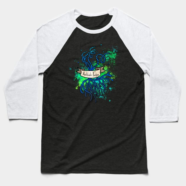 Streptomyces - antibiotic factories Baseball T-Shirt by MicrobeLizah